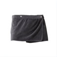 thumbnail image 5 of Mens Soft Wearable Bath Towel Short Pants Adjustable Towel Pool Beach Spa Bathing Shower Cover up Wrap Around Towels, 5 of 7