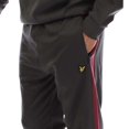 thumbnail image 3 of Lyle & Scott Mens Fleece Colour Block Stitched Fly Detail Jogging Bottoms, 3 of 4