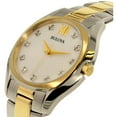 thumbnail image 2 of Bulova Women's Diamond Two-Tone Stainless Steel Watch 98P145, 2 of 3