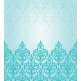 thumbnail image 3 of Turquoise Duvet Cover Set, Retro Style Medieval European Victorian Gradient Royal Pale Patterns Art Print, Decorative 3 Piece Bedding Set with 2 Pillow Shams, Calking Size, Blue, by Ambesonne, 3 of 3