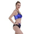 thumbnail image 4 of Daiia Steel Skull printed 2 piece Swimsuit Bikinis for Women High Waisted Racerback Bathing Suits Summer Tummy Control Scoop Neck Swimwear-Medium, 4 of 8