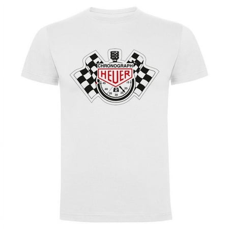 Tag Heuer Watch Chronograph Man Unisex Teeshirt 100% Cotton