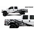thumbnail image 1 of Factory Crafts Nightmare Side Graphics Kit Vinyl Decal Wrap Compatible with Ford F-250 Crew Cab 6.75 Bed 1999-2006 - Matte Black, 1 of 4