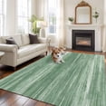 thumbnail image 2 of Sage Green Area Rugs 5'x8', Washable Small Throw Rugs for Classroom Bedroom, Vintage Modern Abstract Art Ombre Indoor Outdoor Rug Non-Slip Low Pile Carpet Runner Reversible Floor Mats, 2 of 8