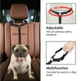 Car Headrest Restraint Leashes for Dog, Adjustable Seatbelt Tether, Car