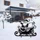 thumbnail image 1 of Estaca de Silueta Cola Decoración de Jardín Navidad Papá Noel, 1 of 8