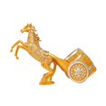 thumbnail image 3 of EHJRE Bottle Holder Animal Figurine Bottle Rest Statue for Bar Countertop Decor Horse Gold, 3 of 9