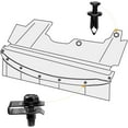 thumbnail image 6 of GOOACC 70Pcs Engine Under Cover Splash Shield Guard Body Bolts Bumper Fender Liner Push Retainer Fastener Rivet Clips, Nylon, 6 of 7