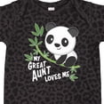 thumbnail image 4 of Inktastic My Great Aunt Loves Me Cute Panda Boys or Girls Baby Bodysuit, 4 of 5