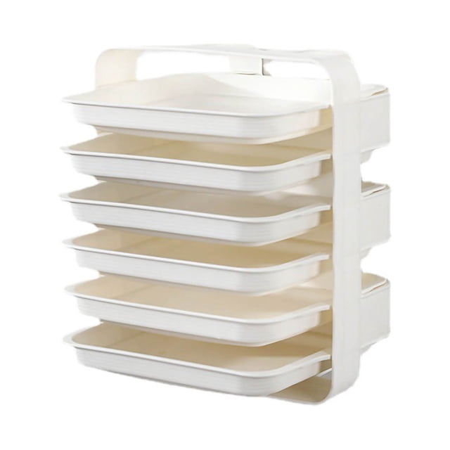 Food Side Dish Stacking Storage Multilayer Food Sorting Tray Kitchen Multi Function Fruit Vegetable Preparation Plate Wall Mounted