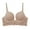 Khaki, variant on Women's Plunge Deep V Push Up Bras Longline Underwear Lace Underwire Padded Bralette Lift T Shirts Smooth Bras
