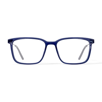 TiFlex Men's T1717 Browline Prescription Eyeglasses with Case