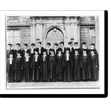 Historic Print, Reverand seniors, Wilson College, Chambersburg, Pa., 16" x 20"
