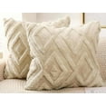 thumbnail image 2 of Soft Geometric Pillow For Couch Sofa Bedroom Living Room Decorative Throw Pillow Cover, 2 of 5