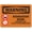 Warning Sign 4, variant on Renovation Work Do Not Enter Work Area ANSI Sign - 8"x12" Durable Tin Wall Decor, Safety & Humor for Home, Garage, Workplace