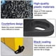 thumbnail image 3 of BRILLAR Guía de piso para puerta corrediza de granero, paquete de 6, incluye tornillos, para puertas de madera que se deslizan suavemente, 3 of 5