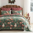 thumbnail image 5 of Greenland Home Fashions Willow Woodlands Reversible Quilt Set, Holiday, 2-Piece Twin/XL, 5 of 6