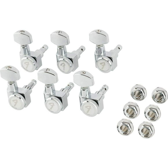 Afinadores de guitarra Fender Deluxe Locking All Short Post Chrome