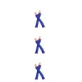 thumbnail image 3 of Advancent 1 par de guantes largos sin dedos, exquisito estilo Simple, tejido artesanal, Otoño Invierno, cubierta de mano para al aire libre, Type1 NO1, 3 of 6