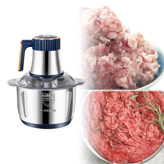 Procesador de alimentos picador vegetal 5L Perfecl picadora de carne eléctrica Azul