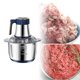 thumbnail image 1 of Procesador de alimentos eléctrico Soledad picadora de carne 5 velocidades azul, 1 of 9