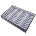 thumbnail image 1 of 40 Slots Insert Bangle Bracelet Display Tray Jewelry PVC Cardboard 35x24x5cm White, 1 of 8