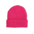 thumbnail image 2 of YAOBAMM Chapeau Uni Hommes Femmes Automne Hiver Bonnet Tricoté Chapeau Uni Sans Bord Rétro Rond Dôme Extérieur chandail-Over Chapeau de Ski Mode Urbaine, 2 of 6