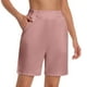 thumbnail image 2 of WILLBEST Pantalones Capri Casuales para Mujer, de Verano, Elásticos, Hasta La Rodilla, para Entrenamiento, Yoga, Informales, con Cintura Elástica, con Bolsillos, Talla 105 Grande, 2 of 5