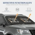thumbnail image 4 of Fotbe Travel The World1 2-Piece Car Windshield Sun Shade | Sun Blocker for Car Windshield | Foldable Automotive Interior Accessories for Sun Protection-Large, 4 of 7