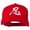 Red, variant on Chinese Character Patience Embroidered Cap - Black OSFM