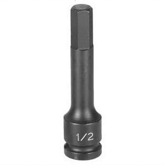 Grey Pneumatic 1/2" Drive x 9mm Hex Driver 4" Length