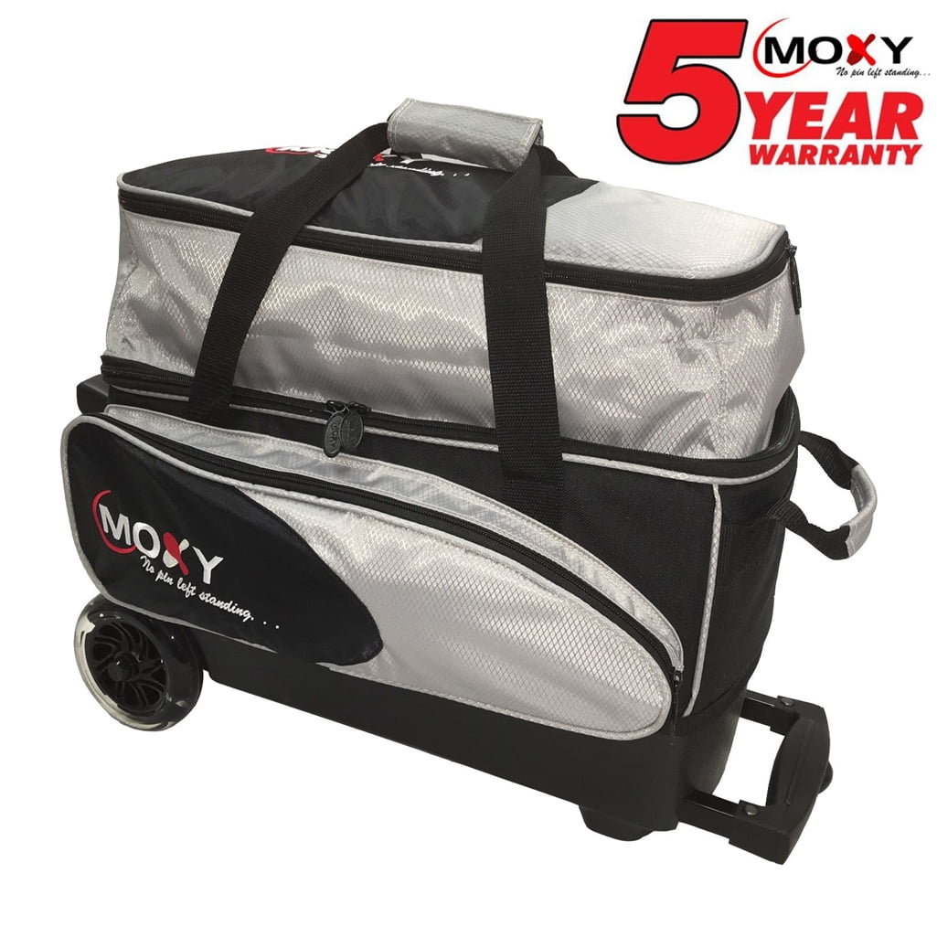 Pyramid Prime Borsa Doppio Roller Per Bowling Con Scomparto Scarpe (fino Al 46) - Maniglia Estensibile - 4