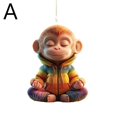 thumbnail image 1 of Monkey Acrylic Pendant Car Rearview Mirror Charm Keychain, Pendant Bag U3S2, 1 of 7