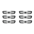 thumbnail image 1 of 6Pcs Long Tennis Racket Shockproof Damper Replacement Reduce Racquet Accessories-Black, 1 of 4