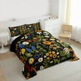 thumbnail image 3 of Castle Fairy Teens Chic Floral Flowers Full Size Comforter Sets 3-Piece,Vintage Retro Aesthetic Bedding Comforter Set,Spring Garden Lightweight Bedding Sets,Ultra Soft Home Decor,Reversible, 3 of 8
