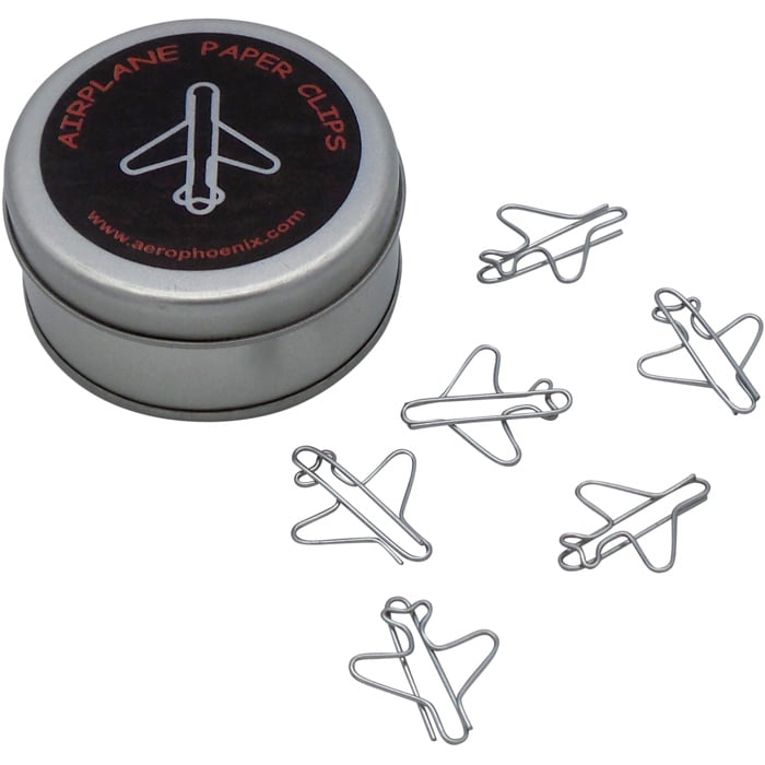 Jet Airplane Paper Clips
