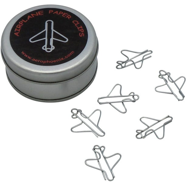 Jet Airplane Paper Clips