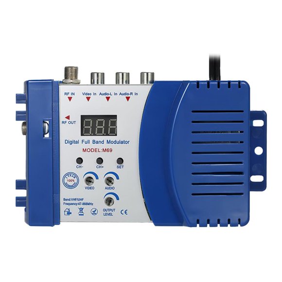 TV Link Modulator TM68 Digital RF Modulator With TV Link Audio Video TV Converter VHF UHF Modulator