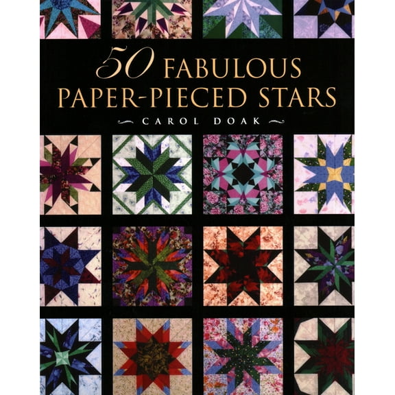 50 Fabulous Paper-Pieced Stars (Paperback)
