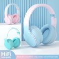 thumbnail image 2 of Kripyery Wireless Headset Bluetooth-compatible 5.1 Intelligent Noise Reduction Heavy Bass Stereo Surround Memory Quick Pairing Gradient Colors Lower Power Consumption Wireless Earphone Sports Supply, 2 of 8