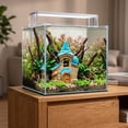 thumbnail image 7 of European Castle Aquarium Ornament, Resin Fairy Tale Decor for Fish Tank, Medieval Ruins Statue for Underwater Landscaping, 7 of 7