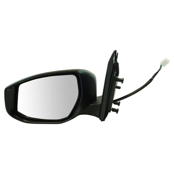 Exterior Power Turn Signal Mirror Black Smooth LH Driver Side for Sentra New MRA06816 Fits select: 2013-2016 NISSAN SENTRA