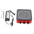 thumbnail image 1 of Bobina de música Bluetooth, altavoz de arco, juego de experimentos de transmisión inalámbrica para bricolaje, enchufe estadounidense de 100 a 240 V, círculo negro, base roja, 1 of 9