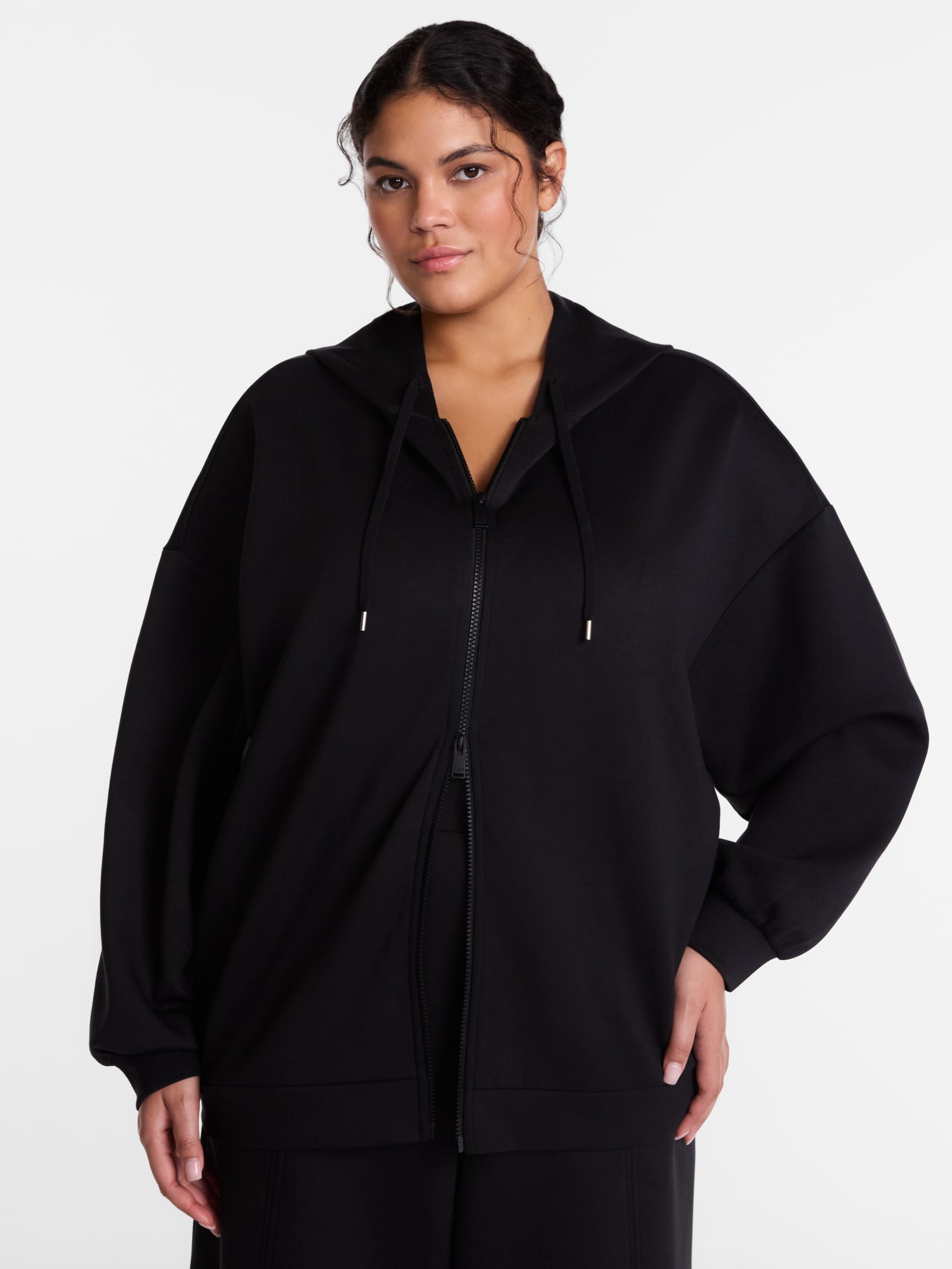 Avia Women's Oversized Hoodie with Balloon Sleeves, Sizes XS-XXXL