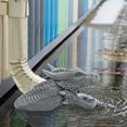 Esterno Dragon Garden Downspout Sculpture; Splash Block Anchor w/ Ramp