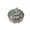 Silver, variant on Glass Pumpkin Halloween Decoration, Decorative Tabletop Accent for Seasonal Home Display, Festive Fall Harvest Ornament, Halloween Decor Indoor, Halloween Decorations (Silver)