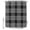 Black, variant on 54x78 Inch Shower Curtain Decorative Buffalo Plaid Bathtub Bath Curtains Fabric Waterproof Bathroom Decor, Mint Blue Farmhouse Gingham Striped Small Stall Shower Curtain Set with 12 Hooks