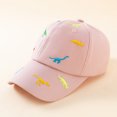 thumbnail image 4 of Youmylove Toddler Hats Outdoor Sports Kids Baby Girls Boys Peaked Cap Cartoon Dinosaur Print Baseball Caps Sunscreen Sunshade Hat Stylish Outwear, 4 of 5