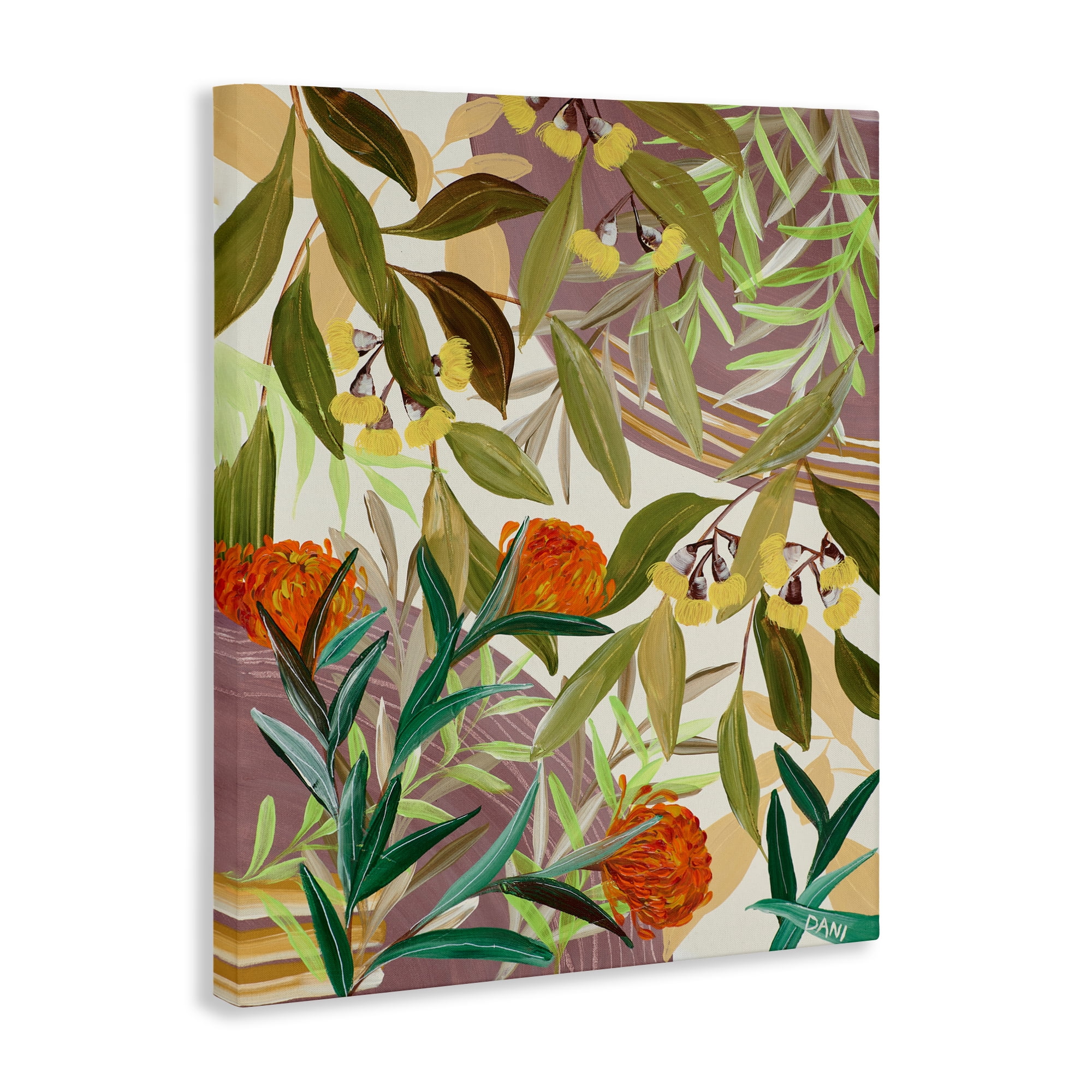 Stupell Industries Walk With Me Blooms Canvas Wall Art, design by Dani Heyward