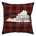 thumbnail image 2 of Creative Products There's No Place Like Virginia For the Holidays 16x16 Spun Poly Pillow, 2 of 3